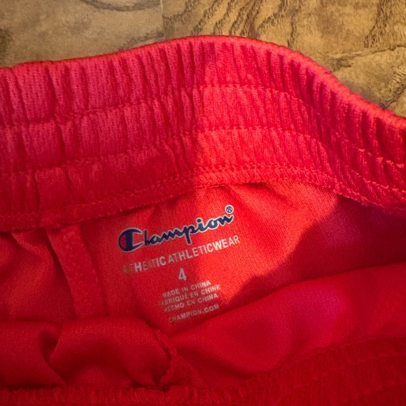 Champion Kids Red Athletic Shorts - Picture 3 of 3